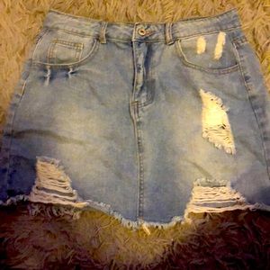 Jean skirt